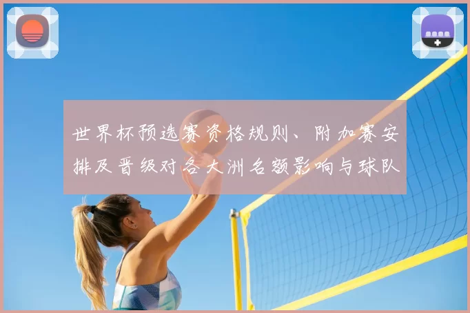 世界杯预选赛资格规则、附加赛安排及晋级对各大洲名额影响与球队备战